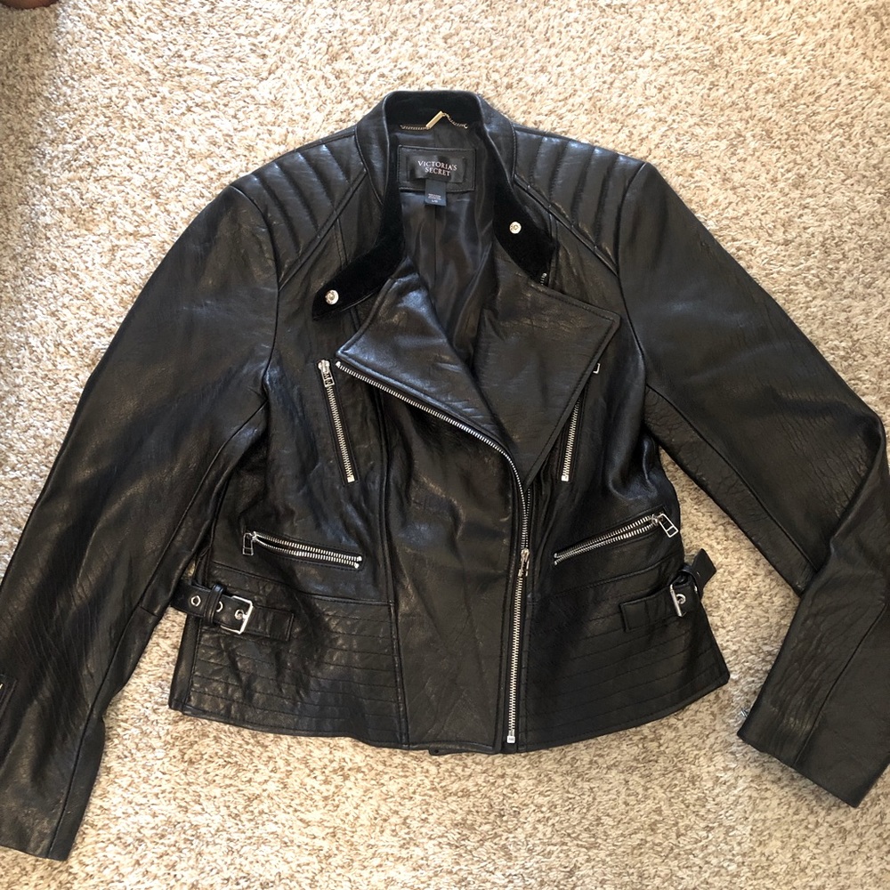 Genuine leather Victorias Secret Moto Jacket 💋